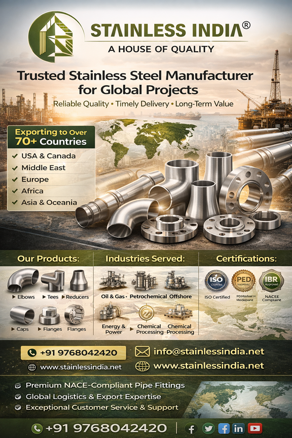 SS 347H 180° SR Elbow